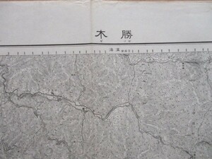 ce1198　5万分1地図　勝木　山形県　新潟県　昭和11年　大日本帝国陸地測量部