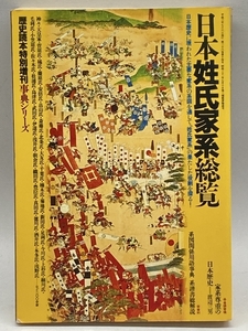 日本姓氏家系総覧 歴史読本特別増刊 事典シリーズ11 新人物往来社