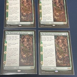 狩人の贖罪　4枚　エルドレインの森　MTG 英語