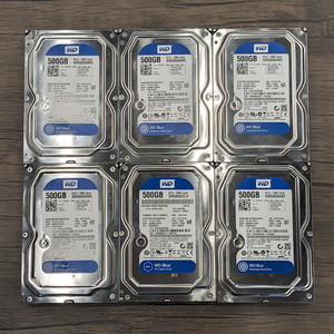 WD HDD 3.5インチ 500GB 6個セット 正常判定 ジャンク品 H037