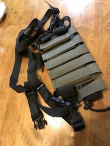 実物　米国製　UNOBTAINIUM GEAR DRIP-9 CHEST RIG チェストリグ MP5 UZI ARP 等　9mmSMG向け　OD