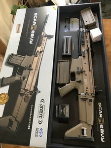 マルイ　スカー　SCAR H FDE 7.62 電動ガン　状態よし　予備マガジン二本つき