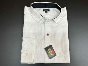 【a21】50423-1■えり回り45 ゆき86■ホワイト■4400円■Franco Collezioni スタンドカラー型衿付きドレスシャツ