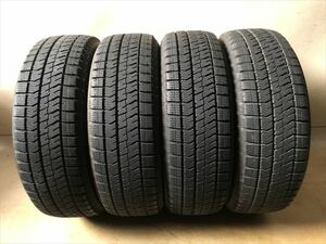 激安中古スタッドレスタイヤ　　165/55R15 75Q BS BLIZZAK VRX 2 19年製　　4本