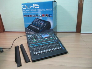 ALLEN&HEATH アレン&ヒース　QU16C　メーカーにてディスプレー交換済み、 元箱、純正ラックマウントキット付美品です。