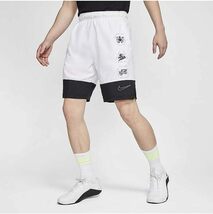 【KCM】Z-nike-651-L★展示品★【NIKE/ナイキ】メンズ　バスケットボール　ハーフパンツ　トレーニング　CJ2391-100　ホワイト　サイズL_画像2