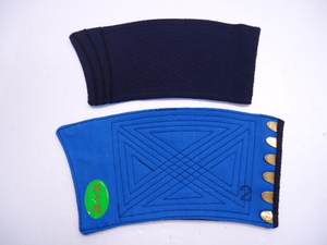 【KCM】□sta-507-3★未使用品★スピード　手甲　刺子織　6枚コハゼ　3号　藍色