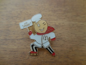 フランス☆古いピンズ【McDonald's I'M SPEEDEE】カナダ ピンバッジ ピンバッチ PINS マクドナルド スピーディー 1996