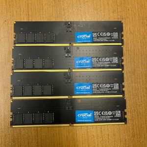 【サイコム】 Crucial 32GB DDR5-4800 x4枚 (合計128GB）