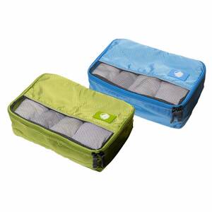 * free shipping * travel packing case *M size 2 piece set green × blue *miyoshi co.,ltd MCO MBZ-PCM/GB