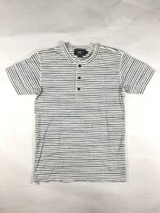 新品 14017 Sサイズ ボーダー Tシャツ RRL ダブルアールエル polo ralph lauren ヘンリーネック 