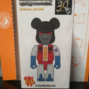 新品未開封 レア BE@RBRICK x Transformers Starscream 200% トランスフォーマー ベアブリック MEDICOM TOY　メディコムトイ