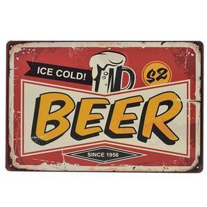K38d 新品◆アメリカ雑貨 ブリキ看板 ビール ICE COLD BEER おしゃれ かっこいい インテリアに！ レトロ アンティーク ビンテージ