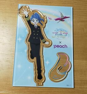 ◎◆ひろがるスカイ！プリキュア×ピーチ航空◆機内販売限定　アクリルスタンド　ソラ・ハレワタール(キュアスカイ)