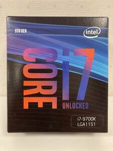 インテル CPU Core i7 9700K BOXCore i7-9700K 3.6GHz 12MB LGA1151 SRG15 8コア8スレッド[未使用品]