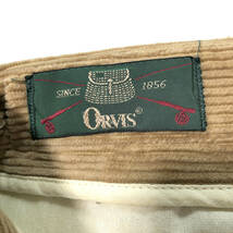 90S USA製 ORVIS ヴィンテージ 太畝 コーデュロイパンツ スラックス W34 ブラウン オーヴィス アメカジ 古着 CI0132_画像8