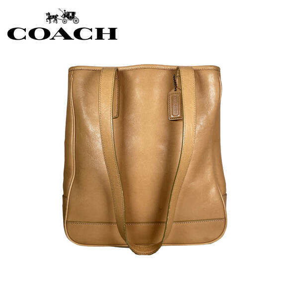 コーチ COACH トートバッグ レザー 7776 肩掛け ハンドバッグ レディース ベージュ CO0002