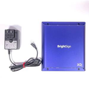 【美品】【美品】BrightSign XD233 デジタルサイネージプレーヤー ブライトサイン XD3 シリーズ ベーシックインタラクティブ対応モデル 4K