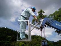 高所作業用ゴンドラ　高耐久亜鉛メッキ 看板・造園業・電気工事【検】タダノ　ユニック　クレーン　古川　前田_画像1