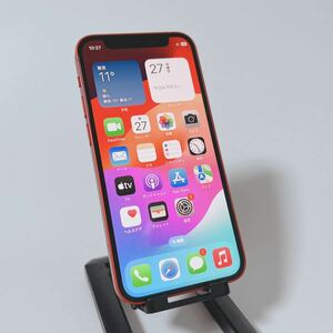 ★9644★極美品画面傷なし iPhone12mini SIMフリー RED 64GB バッテリー最大100% 残債無し 利用制限〇付属品完備 docomo SoftBank au即決