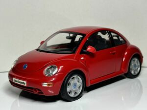 マイスト 1/18 フォルクスワーゲン ニュービートル 赤 ミニカー Volkswagen new beetle 