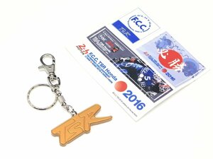 0【評価N】 2016 CLUTCH F.C.C TSR Honda キーホルダー ステッカー デカール 記念品 エフシーシー