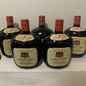 未開栓 サントリー オールド SUNTORY OLD 特級 760ml 43% ウィスキー 古酒　YAMAZAKI.OSAKA 5本