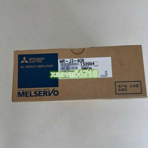 ●　新品　MITSUBISHI/三菱　MR-J3-40B 　サーボアンプ 【保証付き】【送料無料】