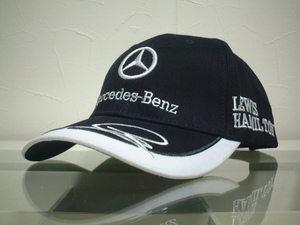 ★在庫一掃セール★送料無料★必見★F1★Mercedes‐Benz★AMG★LEWIS★HAMILTONの★お洒落で★素敵で★粋～な★ブラック★キャップ★新品★