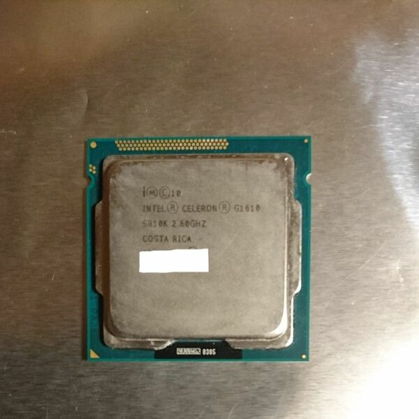 Intel celeron G1610 動作確認済み