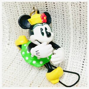 平成レトロ　Disney ディズニー　ミニーマウス　ストラップ　みにーちゃん　ミニー　キーホルダー　携帯　スマホ