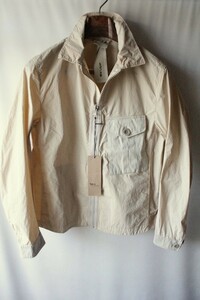 【Ten-C】テンシー MIDLAYER OVERSHIRT ジップシャツジャケット クリーム色 48 新品未使用 8.8万円程度