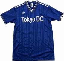 adidas ☆ 東京DC ブルー ユニフォーム サッカーシャツ 半袖 Tシャツ ゲームシャツ L サッカー チーム トレーニング アディダス■K235_画像3