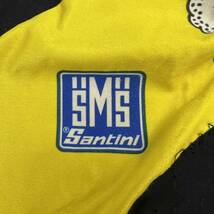 SMS Santini ☆ レーサーパンツ サイクルパンツ ブラック イエロー M 自転車 ロードバイク レーシング トレーニング サンティーニ■Ja6843_画像8