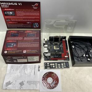 DP-11164 【中古】ピン曲る ASUS MAXIMUS VI IMPACT ROG Z87 mini-ITX マザーボード LGA1150の画像1