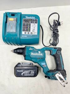 H2-4-2 ◎ makita マキタ 18V 充電式スクリュードライバー 充電器 DC18RC バッテリー1個付き