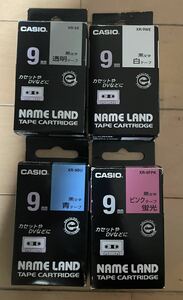 CASIO テープ　xr 9we 9x 9fpk 9bu