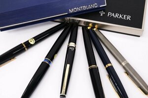 モンブラン Montblanc パーカー PARKER他 /ペン先14K・585等/万年筆おまとめ《計6点》◆おたからや【H-pe0032】同梱-2