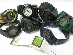 1円～ おたからや☆se387 カシオ 腕時計 まとめて Baby-G/G-SHOCK DW-9550, AW-560, DW-004, DW-056 ジャンク扱 クォーツ メンズ レディー