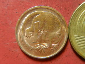 外国・オーストラリア・豪州／１セント青銅貨：フェザーテイルドグライダー（1975年）　23110403