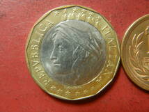 外国・イタリア／１０００リレ・クラッド貨（1997年）　231119_画像1