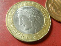 外国・イタリア／１０００リレ・クラッド貨（1997年）　231119_画像3
