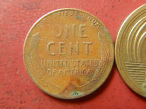 外国・USA／リンカーン１セント青銅貨（1946年S）　231120