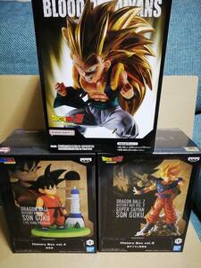 ドラゴンボール BLOOD OF SAIYANS SPECIAL XVI 超サイヤ人3 ゴテンクス History box vol.4 vol.9 超サイヤ人孫悟空 ３セット