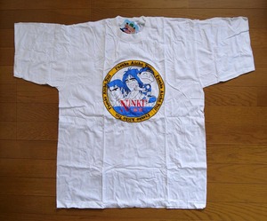 NINKU -忍空- 風助 藍 橙次 Tシャツ タグ付き 未使用新品■fusuke Aicho Toji Tshirt■1995年セガ ゲームセンター景品■非売品