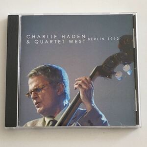 レアジャズCD Charlie Haden & Quartet West “Berlin 1992” 1CD Megadisc 日本盤