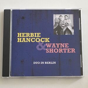 送料無料 評価1000達成記念 レアジャズCD Herbie Hancock & Wayne Shorter “Duo In Berlin” 1CD Megadisc 日本盤