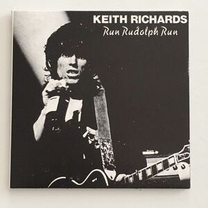 レアロックCD Keith Richards “Run Rudolph Run” 1CD 無記名 日本盤2つ折り紙ジャケット
