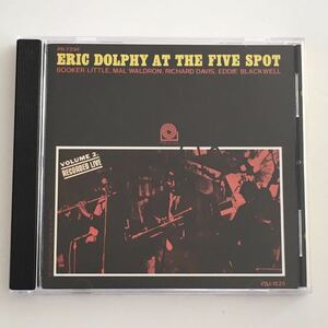 直筆サイン入りジャズCD Eric Dolphy “At The Five Spot Vol.2” 1CD Prestige 日本初期盤税表示無し