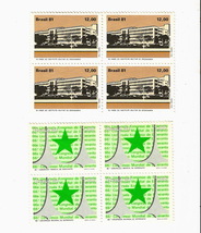 ブラジル古い切手　いろいろ 未済混 95枚 + 4枚ブロック x 10枚 - zk-704_画像6